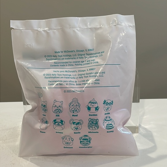 NWT 2” Fifi the Fox UNOPENED Mcdonald’s Happy Meal Squishmallow Toy - Picture 3 of 5